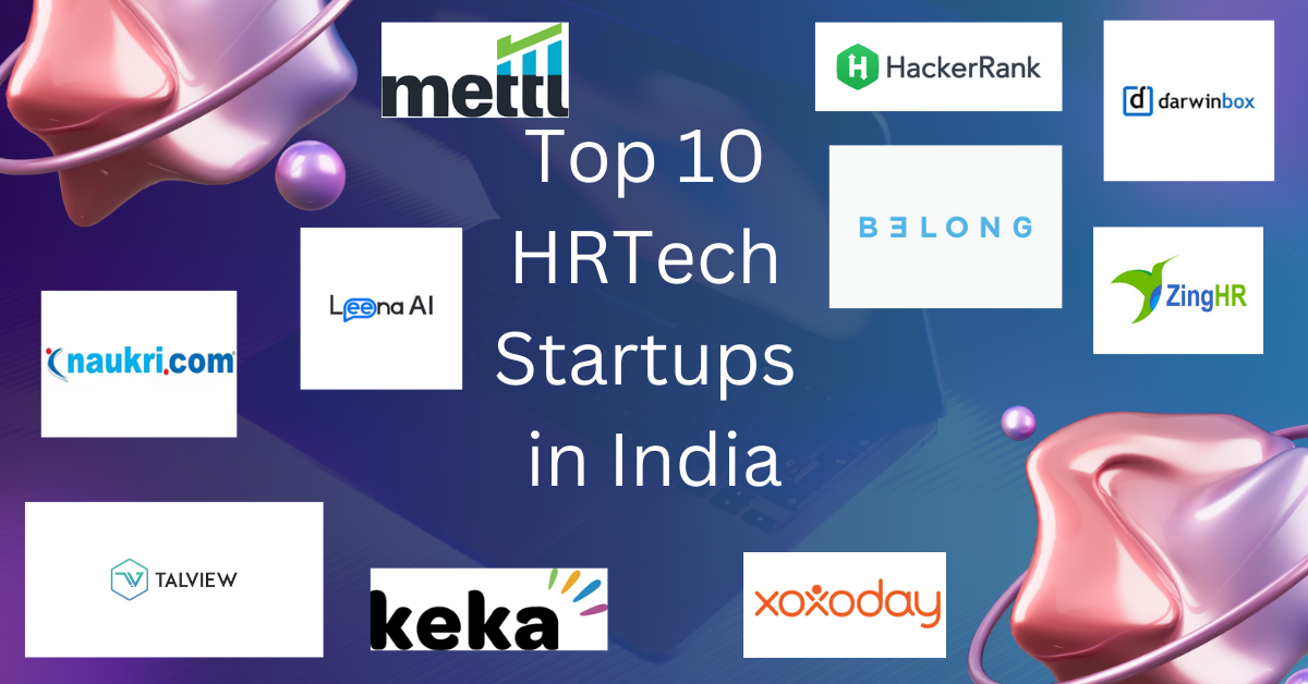 Top 10 HRTech Startups in India