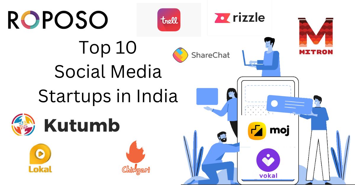 Top 10 Social Media Startups in India