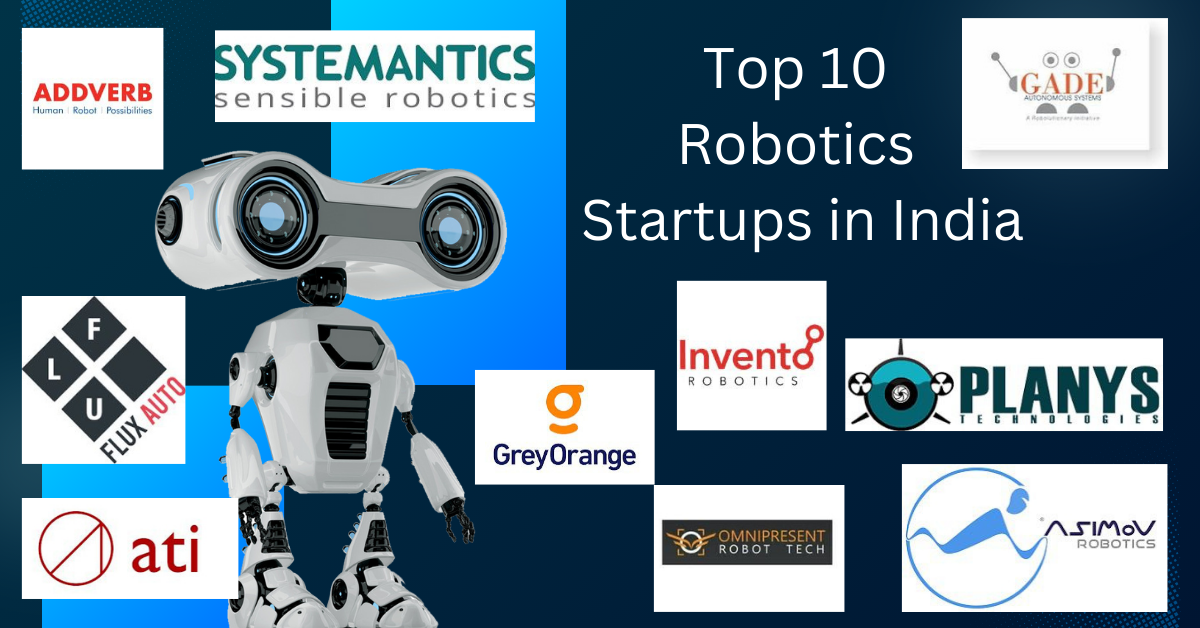 Top 10 Robotics Startups in India