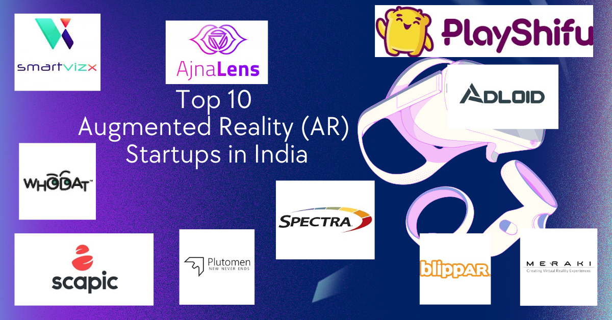 Top 10 Augmented Reality (AR) Startups in India