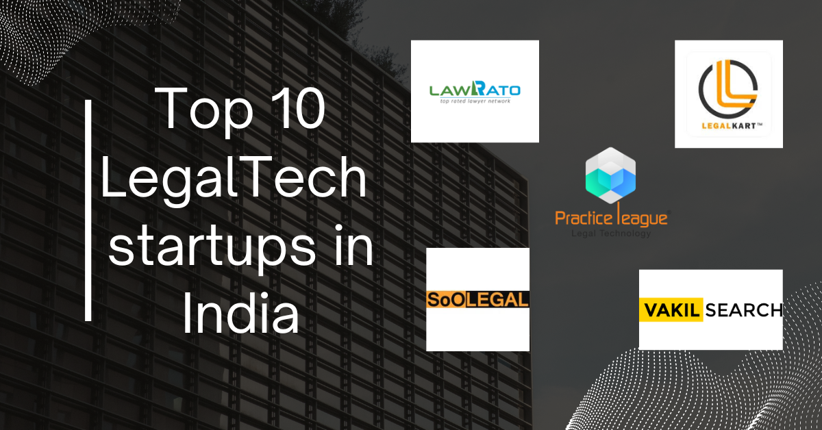 Top 10 LegalTech startups in India