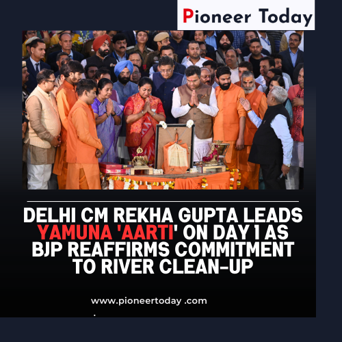 Delhi CM Rekha Gupta Leads Yamuna 'Aarti' on Day 1 as BJP Reaffirms Commitment to River Clean-Up