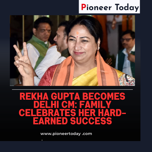 Rekha Gupta Becomes Delhi CM: Family Celebrates Her Hard-Earned Success