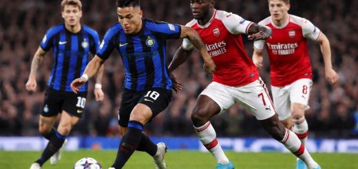 Inter vs Arsenal match action