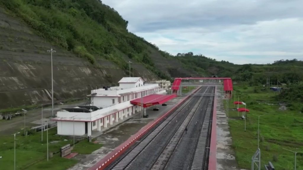 Rail connectivity in the North East India with new train routes.