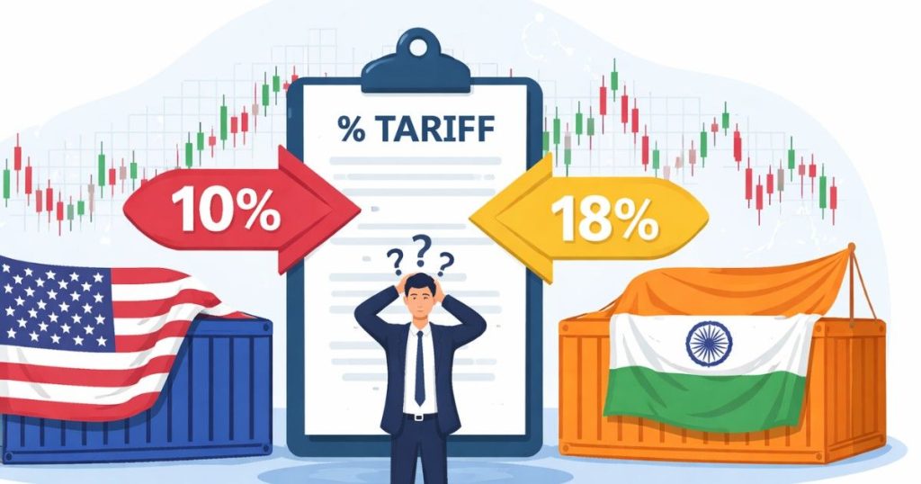 Donald Trump signs 10% tariff order as Indian markets track trade impact