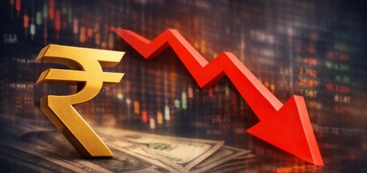Rupee Crosses 95 for the First Time