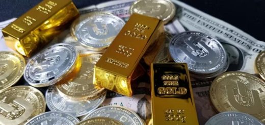 Gold steady silver rises