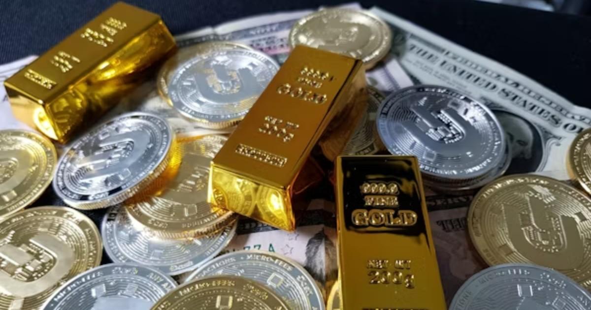 Gold steady silver rises